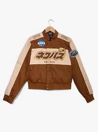 Studio Ghibli® My Neighbor Totoro Catbus Women's Plus Cropped Racing Jacket - BoxLunch Exclusive