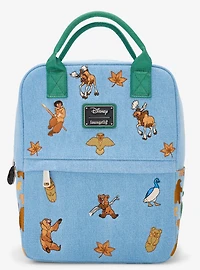 Loungefly Disney Brother Bear Embroidered Icons Denim Mini Backpack - BoxLunch Exclusive