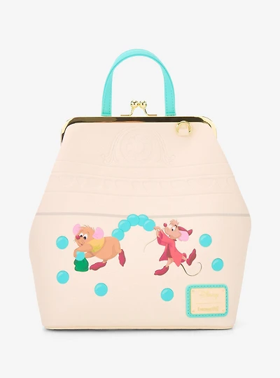 Loungefly Disney Cinderella Jaq & Gus Beads Mini Backpack - BoxLunch Exclusive