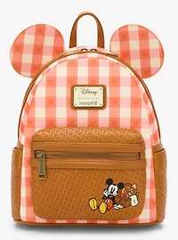 Loungefly Disney Mickey Mouse Picnic Ears Mini Backpack - BoxLunch Exclusive