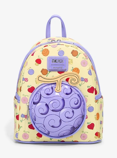 Loungefly One Piece Devil Fruit Allover Print Mini Backpack - BoxLunch Exclusive