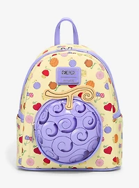 Loungefly One Piece Devil Fruit Allover Print Mini Backpack - BoxLunch Exclusive