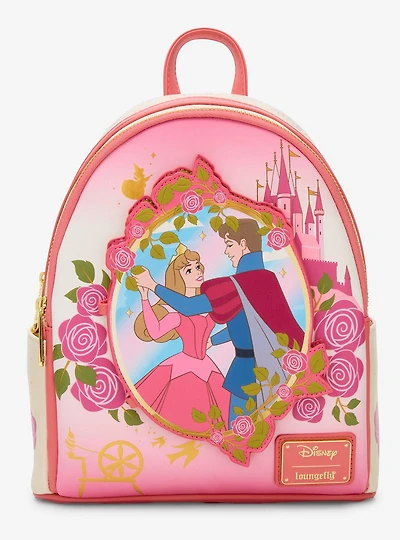 Loungefly Disney Sleeping Beauty Aurora Floral Magnetic Door Mini Backpack - BoxLunch Exclusive