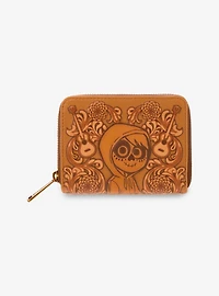 Loungefly Disney Pixar Coco Floral Miguel Tonal Wallet - BoxLunch Exclusive