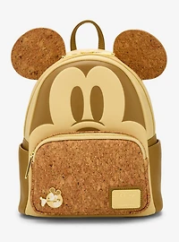 Loungefly Disney Mickey Mouse Corkboard Pin Display Ears Mini Backpack with Pin - BoxLunch Exclusive