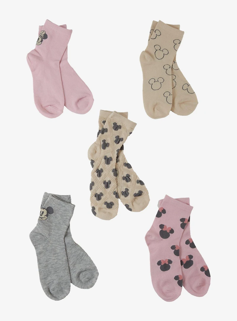 Disney Mickey & Minnie Ears Sock Set