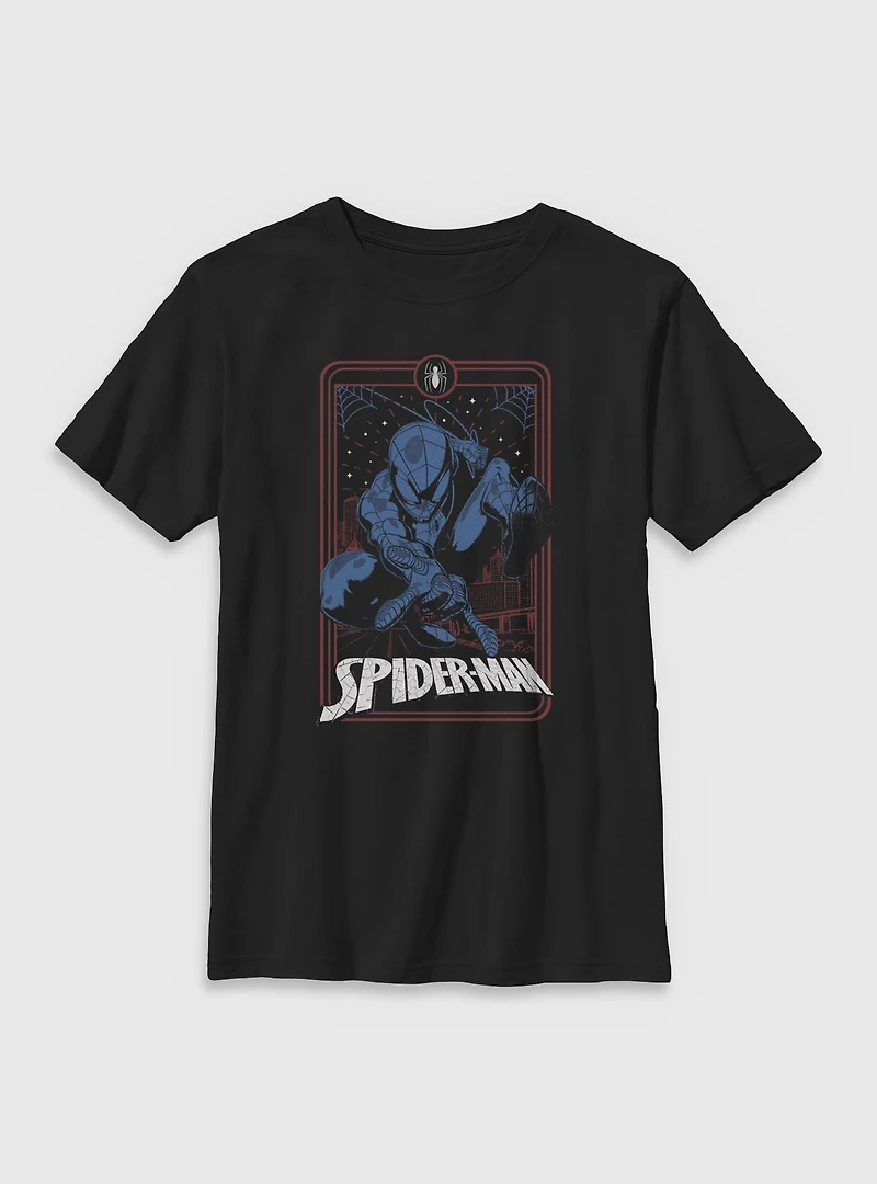 Marvel Spider-Man Galactic Tarot Youth T-Shirt