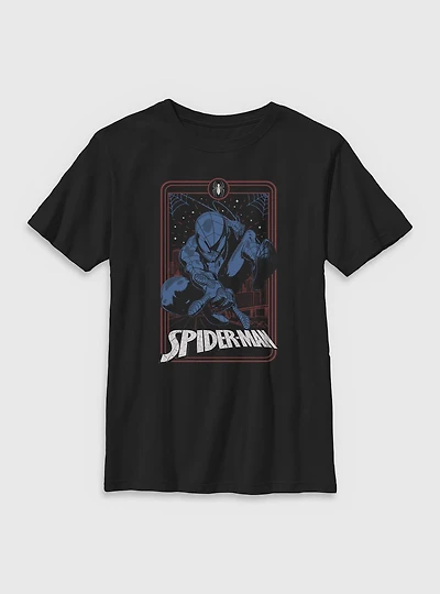 Marvel Spider-Man Galactic Tarot Youth T-Shirt