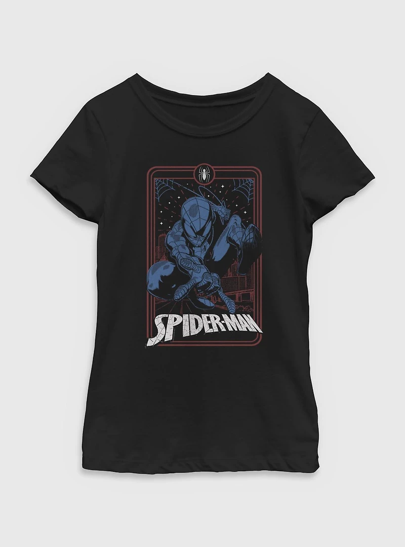 Marvel Spider-Man Galactic Tarot Youth Girls T-Shirt
