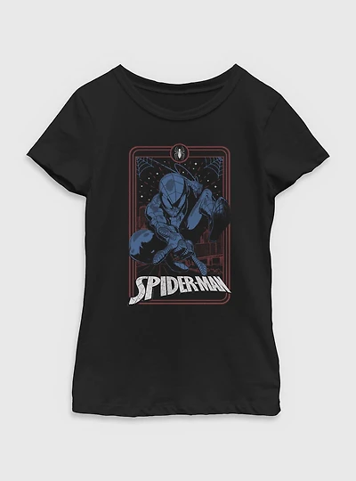 Marvel Spider-Man Galactic Tarot Youth Girls T-Shirt