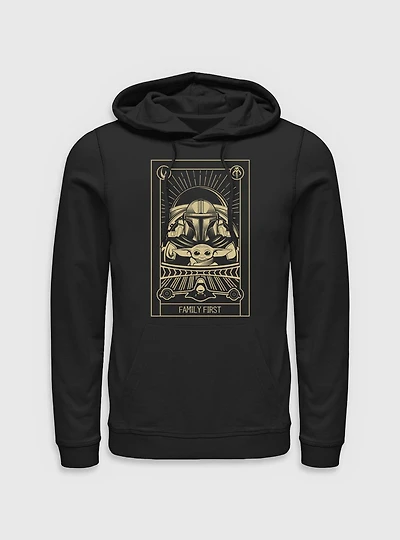 Star Wars The Mandalorian Family First Tarot Hoodie
