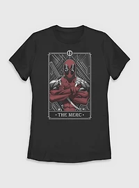 Marvel Deadpool The Merch Tarot Womens T-Shirt