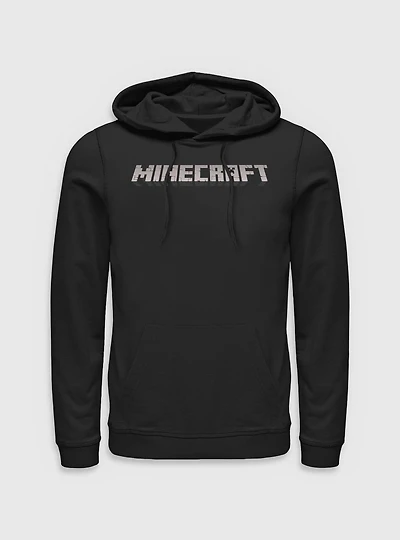 Minecraft Logo Black Hoodie