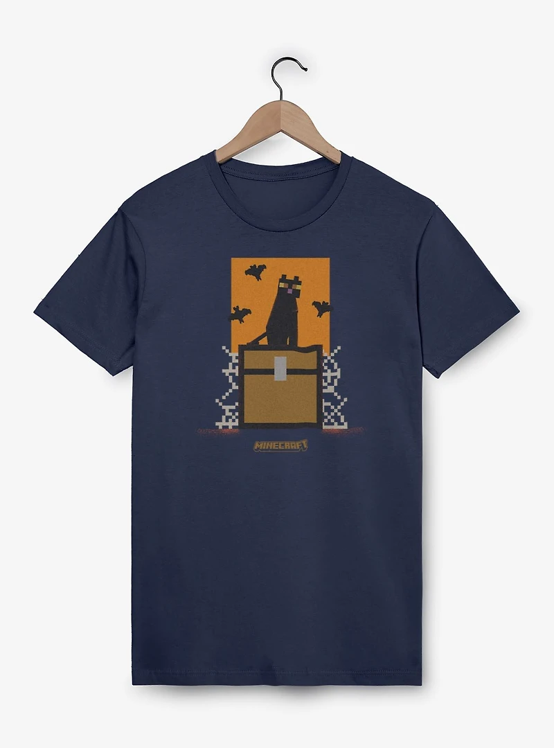 Minecraft Cat And Bats T-Shirt