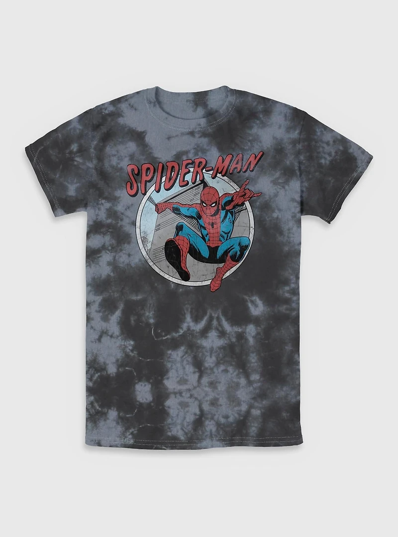 Marvel Spider-Man Retro Tie-Dye T-Shirt