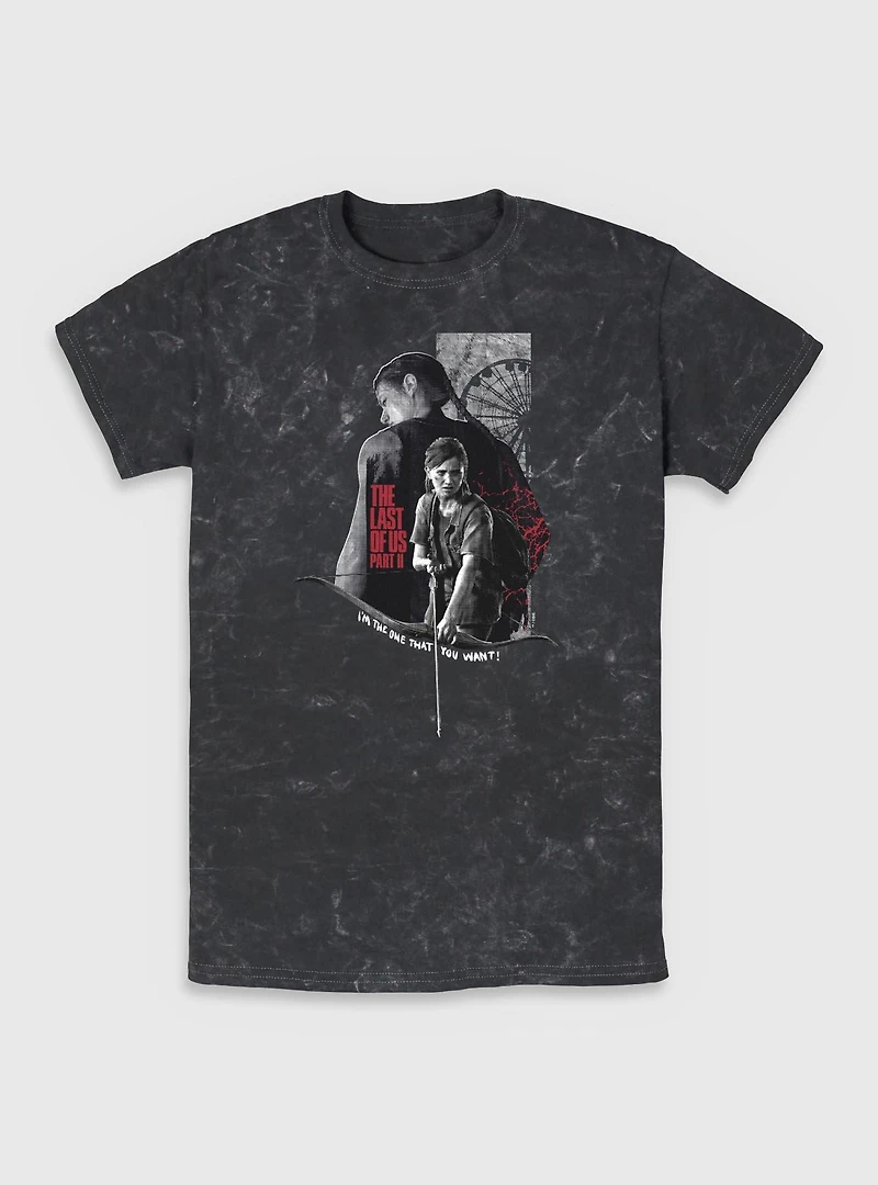 The Last Of Us Abby And Ellie Mineral Wash T-Shirt
