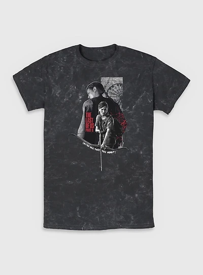 The Last Of Us Abby And Ellie Mineral Wash T-Shirt