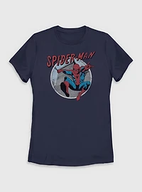 Marvel Spider-Man Retro Womens T-Shirt