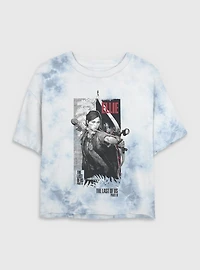The Last Of Us Ellie Archer Tie Dye Crop Womens T-Shirt