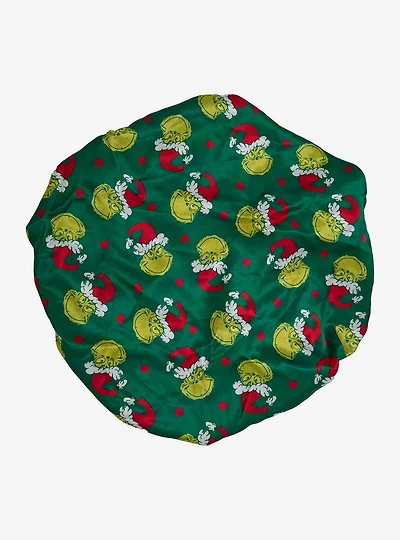 How the Grinch Stole Christmas Allover Print Satin Bonnet - BoxLunch Exclusive