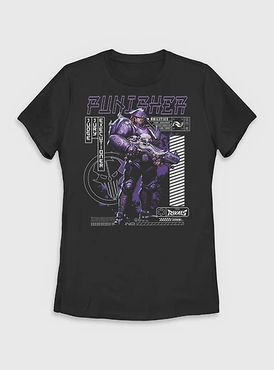 Marvel Rivals Punisher Dangan Ronin Pose Womens T-Shirt Box Lunch Exclusive