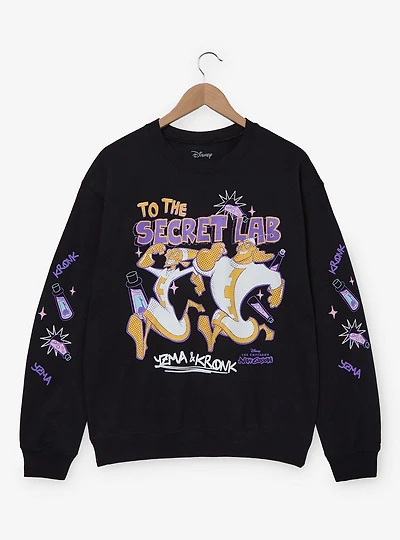 Disney The Emperor's New Groove Kronk & Yzma Secret Lab Doodle Women's Crewneck - BoxLunch Exclusive