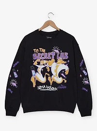 Disney The Emperor's New Groove Kronk & Yzma Secret Lab Doodle Women's Crewneck - BoxLunch Exclusive