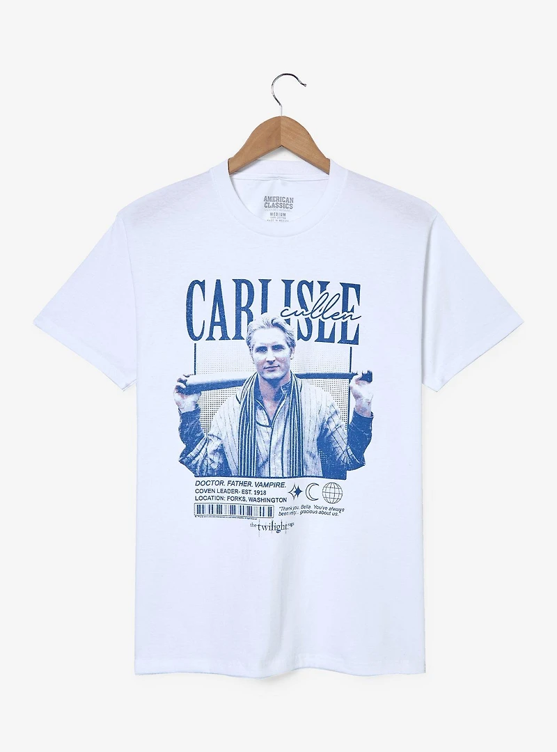 Twilight Carlisle Cullen Tonal Portrait T-Shirt - BoxLunch Exclusive