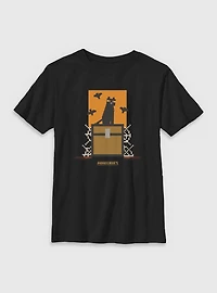 Minecraft Cat And Bats Youth T-Shirt