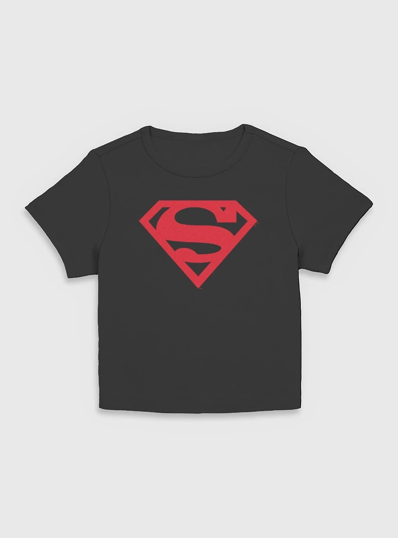 DC Superman Big Super Emblem Women Baby T-Shirt
