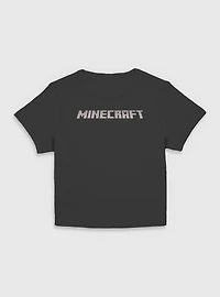Minecraft Logo Black Women Baby T-Shirt