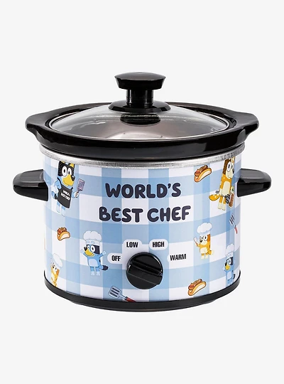 Bluey World's Best Chef Two Quart Slow Cooker