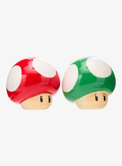 Nintendo Super Mario Bros. Mushroom Salt & Pepper Shaker Set