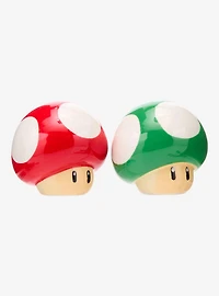 Nintendo Super Mario Bros. Mushroom Salt & Pepper Shaker Set