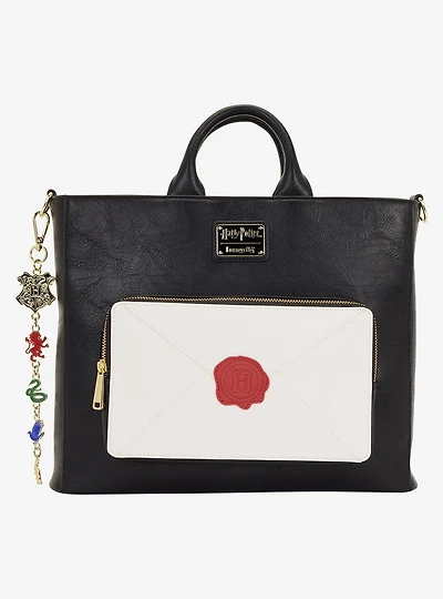 Loungefly Harry Potter Hogwarts Letter Convertible Tote Bag