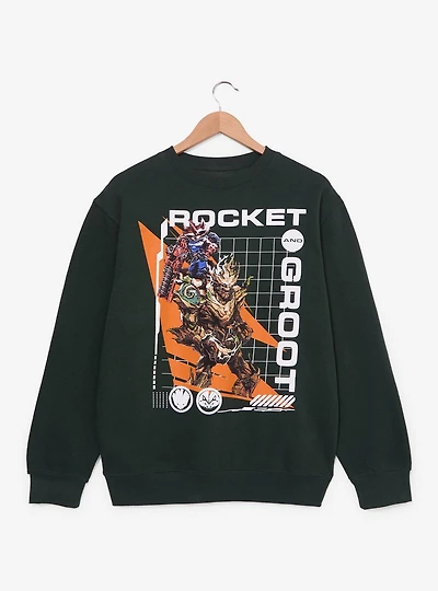Marvel Rivals Rocket & Groot Crewneck - BoxLunch Exclusive