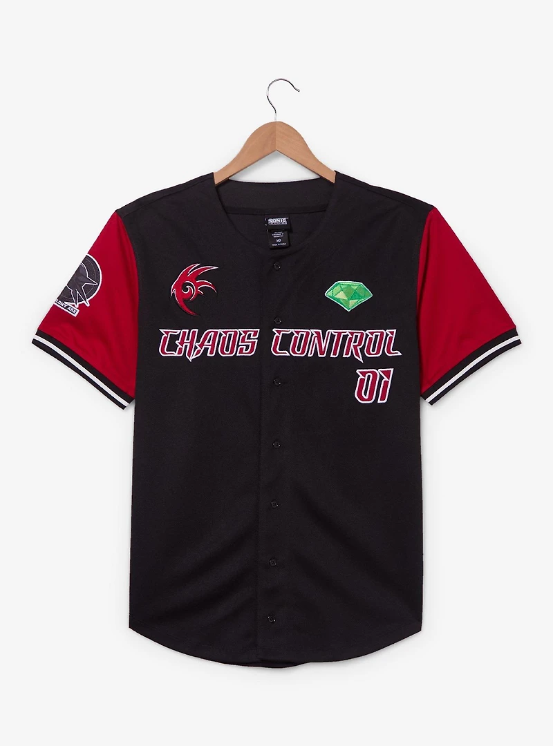 Sonic the Hedgehog Shadow Icons Baseball Jersey — BoxLunch Exclusive