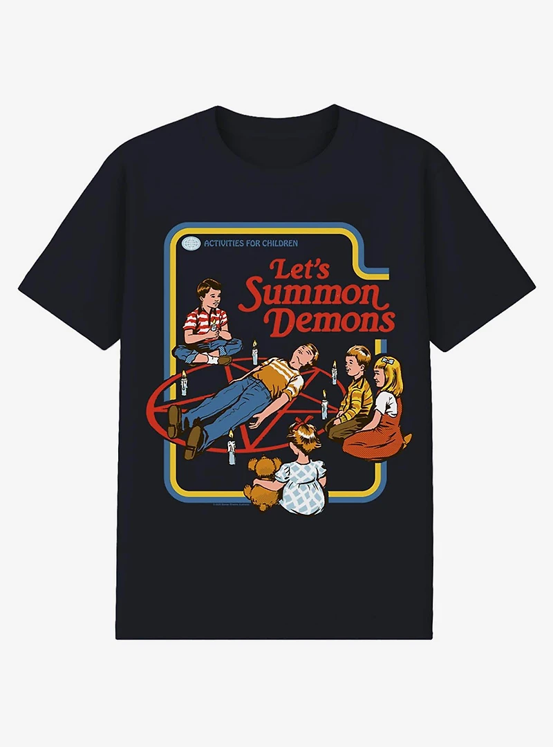 Steven Rhodes Let's Summon Demons Black T-Shirt