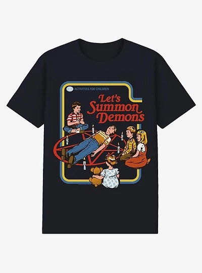 Steven Rhodes Let's Summon Demons Black T-Shirt