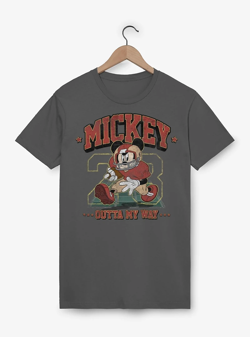 Disney Mickey Mouse Football Outta My Way T-Shirt