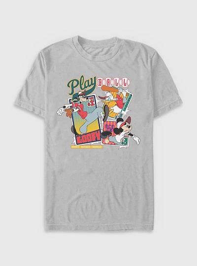 Disney Mickey Mouse & Friends Play Ball Baseball T-Shirt