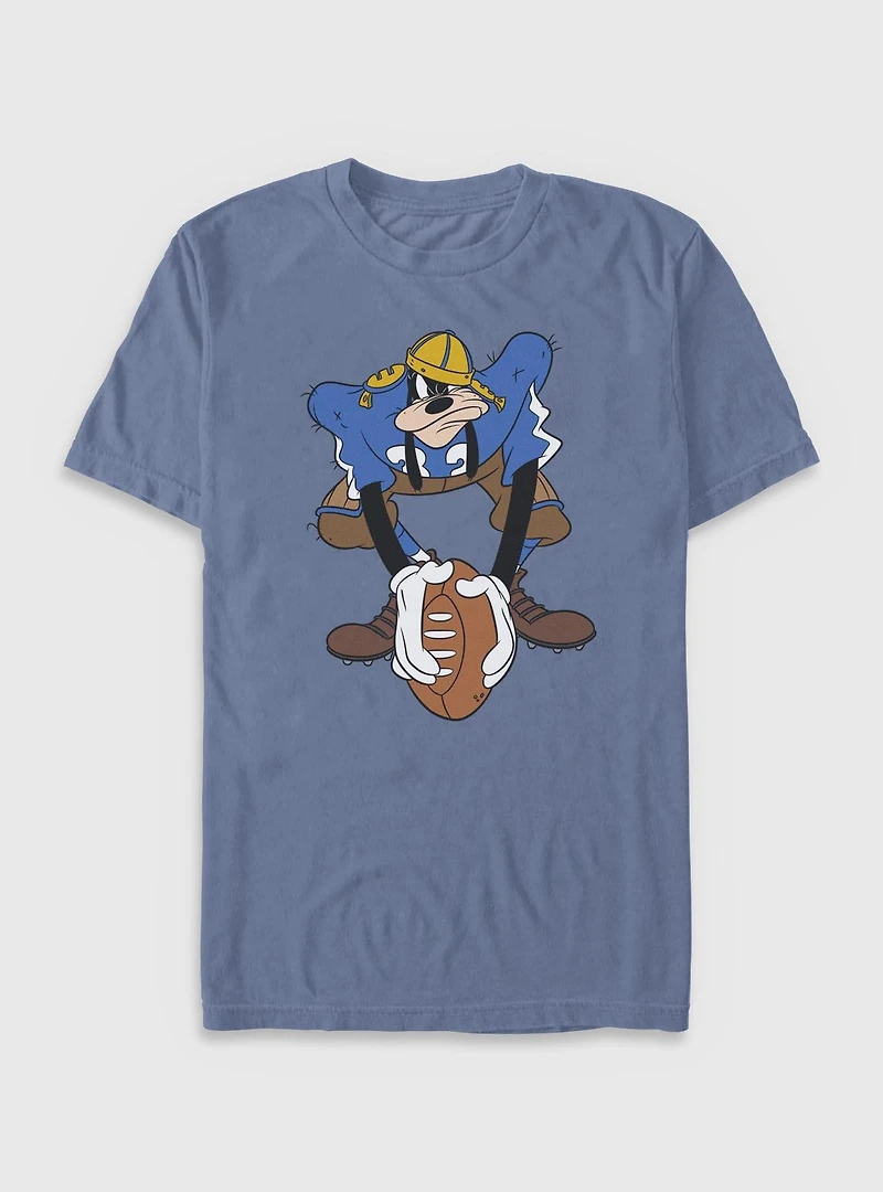 Disney Mickey Mouse Goofy Football Ready Garment Dye T-Shirt