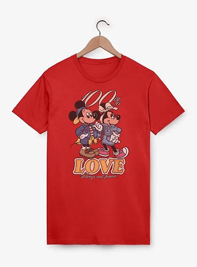 Disney Mickey Mouse Love Always And Forever T-Shirt