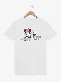 Disney Minnie Mouse And Books T-Shirt