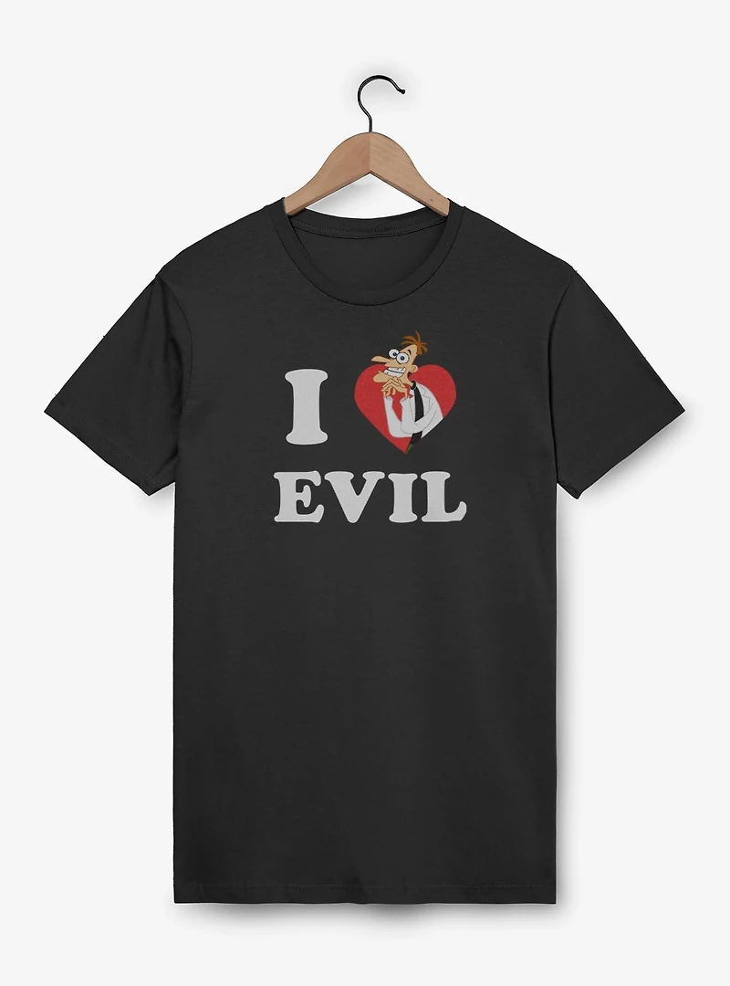 Disney Phineas and Ferb Heart Evil T-Shirt