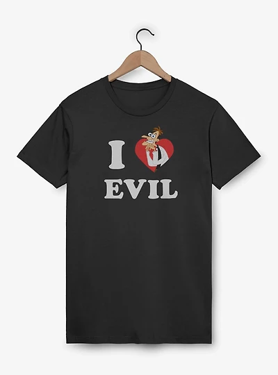 Disney Phineas and Ferb Heart Evil T-Shirt