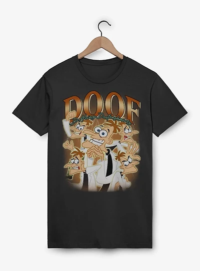 Disney Phineas and Ferb Dr Heinz Doofenshmirtz Doof Collage T-Shirt