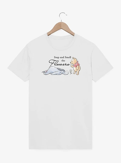 Disney Winnie The Pooh & Eeyore Stop And Smell Flowers T-Shirt