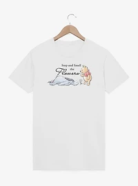 Disney Winnie The Pooh & Eeyore Stop And Smell Flowers T-Shirt