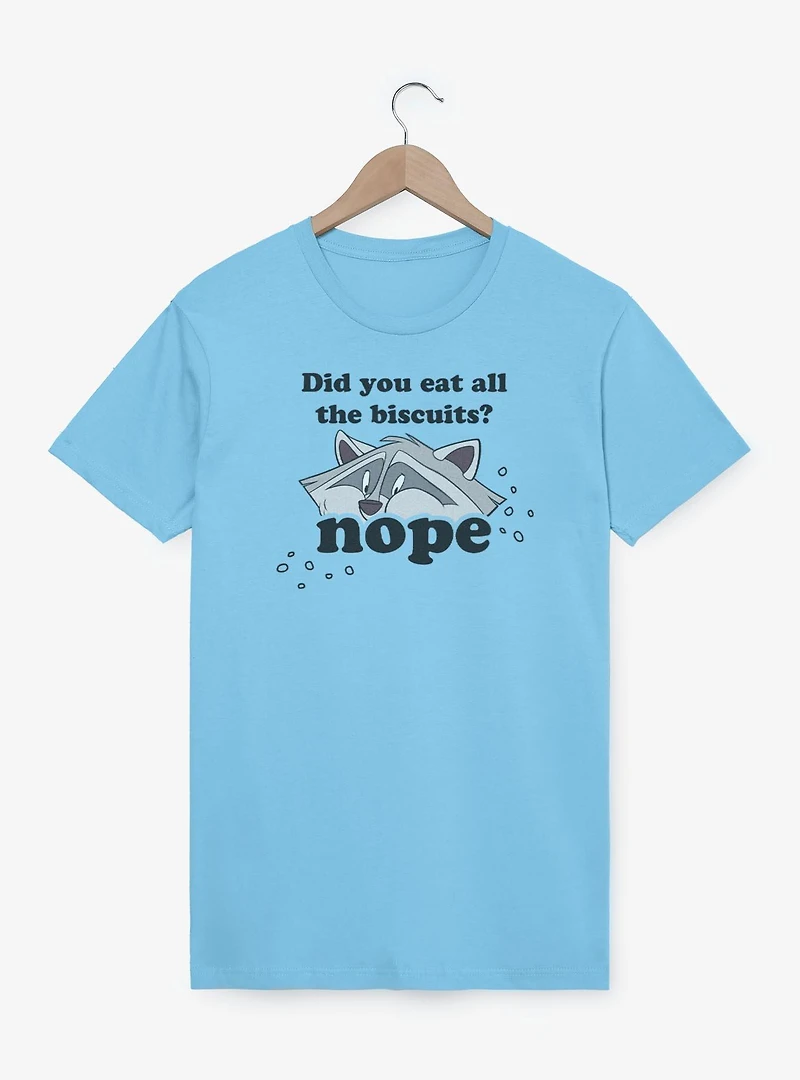 Disney Pocahontas Meeko Biscuits Nope T-Shirt